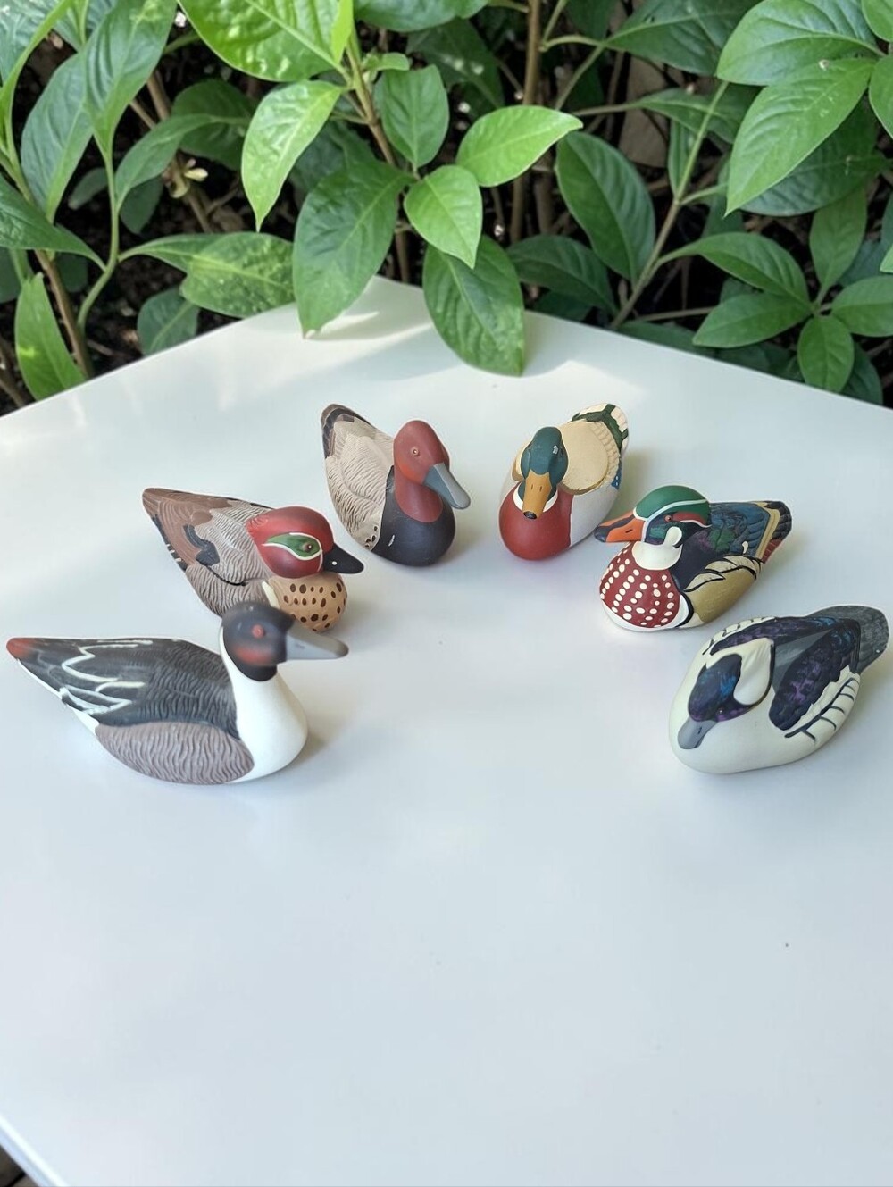 Vintage Avon Collector Duck Series Complete Set of 6 Figurines 1985-1986